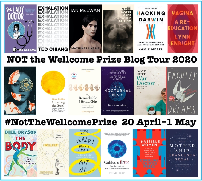 Not the Wellcome Prize blog tour covers collage