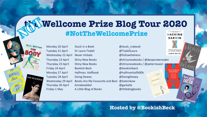 Not the Wellcome Prize blog tour poster